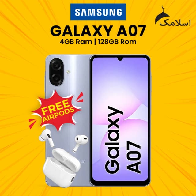 Samsung A07 4GB RAM-128GB ROM