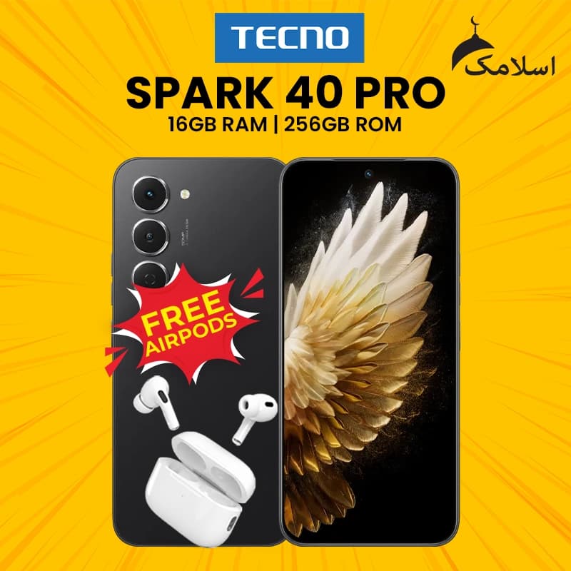 Tecno Spark 40 Pro 16GB RAM-256GB ROM