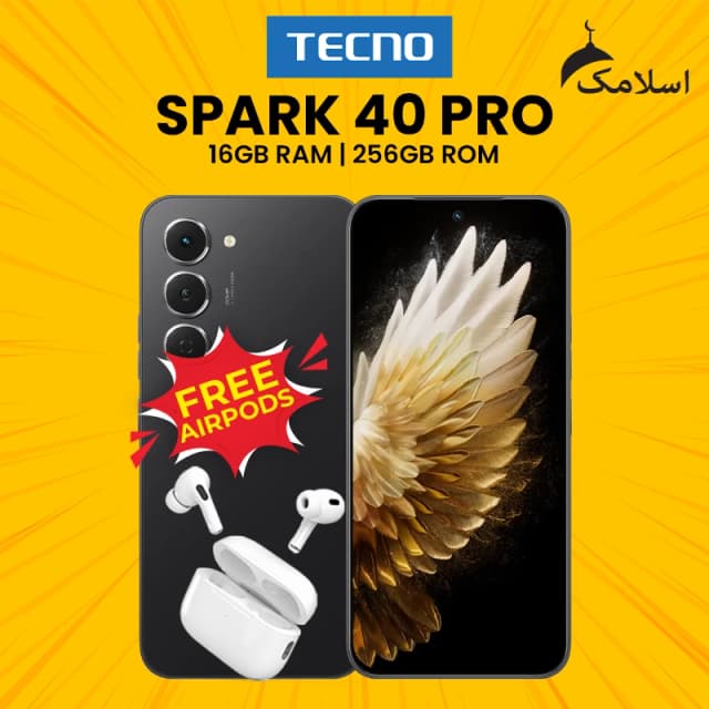 Tecno Spark 40 Pro 16GB RAM-256GB ROM