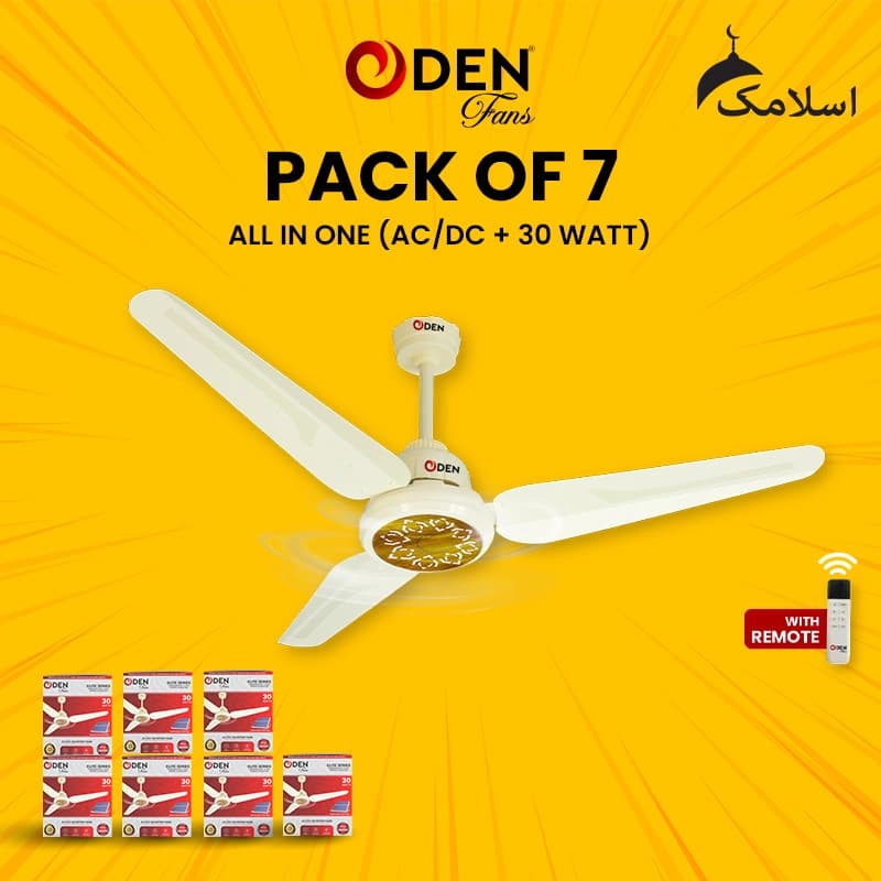 ODEN Ceiling Fan 56-inch Ceiling Fan (Pack of 7)